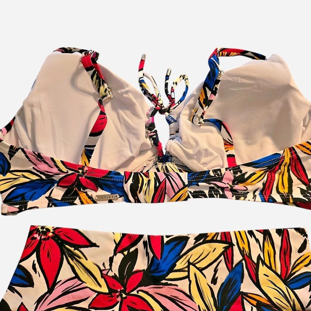 Floral Print Bikini Set - Multicolor - Picture 5 of 6